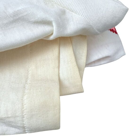 Vintage 90s Turtle Bay Graphic Tee Large Love Heart Short Sleeve New Imperfect - Picture 11 of 13